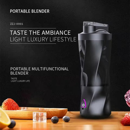 Portable Fruit Mixer 700ML – USB Rechargeable Blender