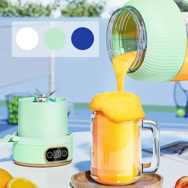 Portable Juicer Cup with Digital Display – Multifunctional