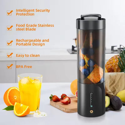 Portable Juicer 450ML – Stainless Steel Blade Blender